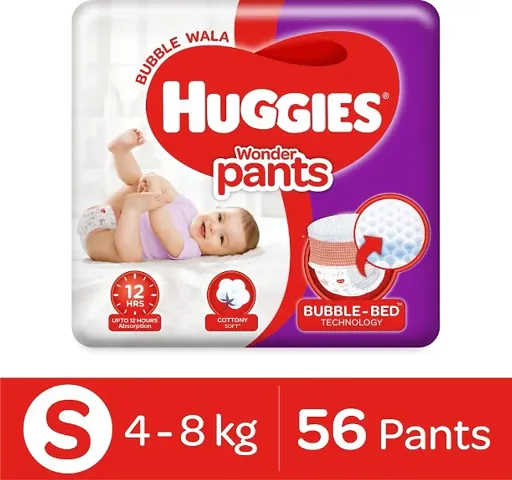 Huggies Baby Diaper Pants, with Bubble Bed Technology for comfort
