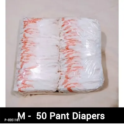 Baby Diaper Pants M 50 Pack (Medium Size)