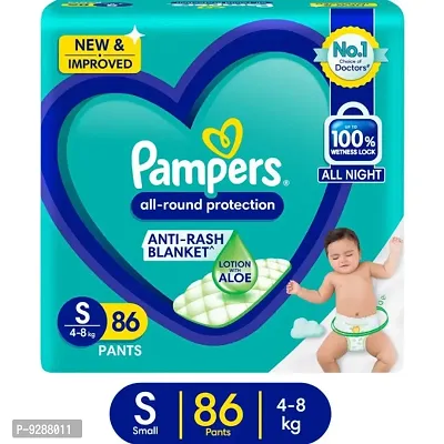Pampers Small S 86 Baby Diaper Pants-thumb0