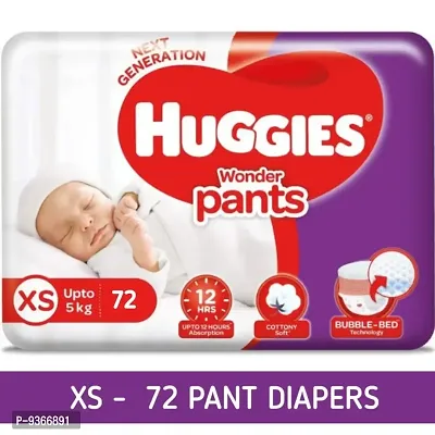 Huggies Wonder Pants XS 72 Baby Diaper Pants Extra Small Size-thumb0