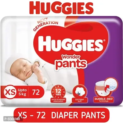 Huggies Wonder Pant XS 72 Baby Diaper Pants Extra Small Size-thumb0