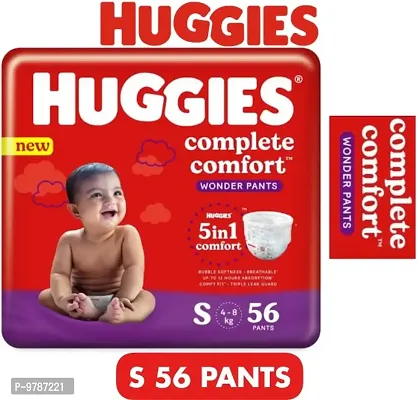 Huggies wonder pants S 56 baby diaper pants-thumb0