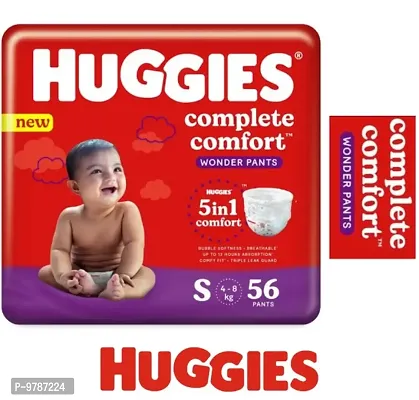 Huggies S 56 wonder pant diapers small size-thumb0