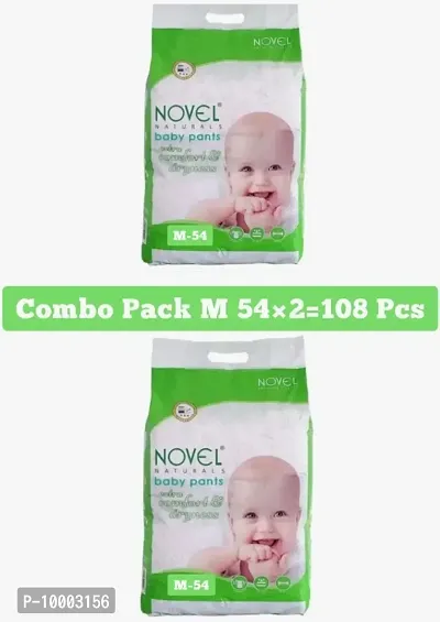Babio M 108 pieces baby diaper pants (Medium size)-thumb0