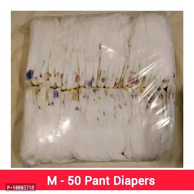 Baby Diaper Pants M 50 Pack (Medium Size)