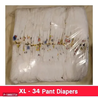 Baby Diaper Pants XL 34 Pack (Extra Large Size)