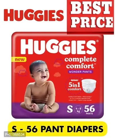 Huggies S 56 wonder pant diapers small size-thumb0