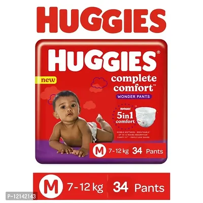 Huggies M 34 baby diaper pants MEDIUM SIZE-thumb0