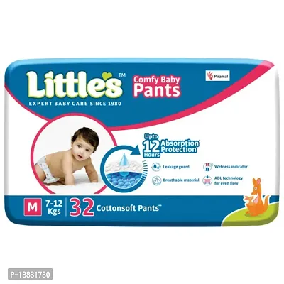 Littles M 32 Baby Diaper Pants Size Medium-thumb0