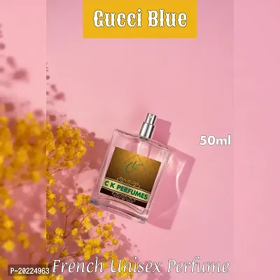 C K Perfumes Gucci Blue Unisex perfume 50ml spray long lasting perfume-thumb0