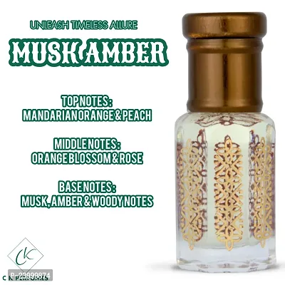 Musk amber attar 6ml long lasting perfume oil high quality attar-thumb0