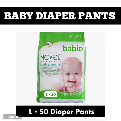 zimba - Nine Baby Diaper Pants Large(L) Size (9-14 KG) (Pack of 1) 30 Pants  for Overnight Protection with Rash Control