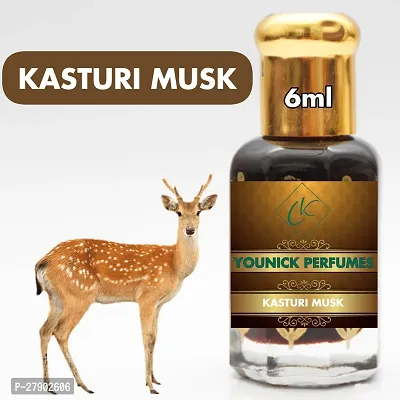 Original Kasturi Musk by Younick Perfumes 6ml attar long lasting high quality attar oil-thumb0