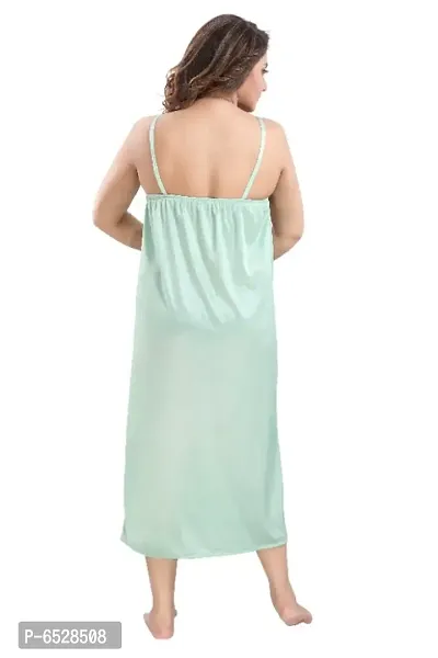 BEAUTIFUL 2 PIECE SATIN NIGHTY FOR EVERYDAU USE AND ROMANTIC NIGHTS AS WELL-thumb4