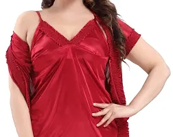 BEAUTIFUL 2 PIECE SATIN NIGHTY FOR EVERYDAU USE AND ROMANTIC NIGHTS AS WELL-thumb1