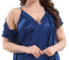 BEAUTIFUL 2 PIECE SATIN NIGHTY FOR EVERYDAU USE AND ROMANTIC NIGHTS AS WELL-thumb1