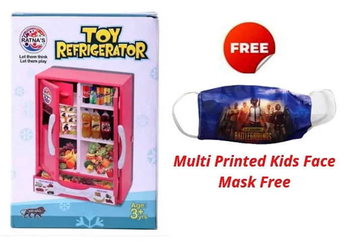 Kids Doll Makeup Kit Refrigerator & Storage Box