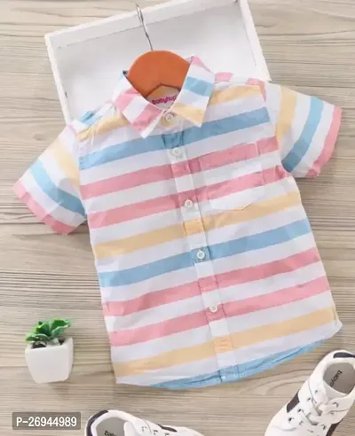 Stylish Cotton Printed Shirts For Boys-thumb0