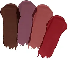 Long Lasting Waterproof Power Stay Liquid Matte Lipstick- Pack Of  4-thumb1