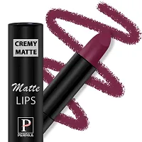 PERPAA Cremy Matte lipstick combo of 8 Shades,(3.5gm Each)Cherry Red,Red Bloom,Rose Magenta,Pink Fusion,Caramel,Coco Brown,Pink Berry,Crimson Red-thumb1