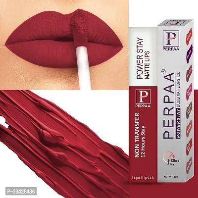 Long Lasting Waterproof Power Stay Liquid Matte Lipstick- Pack Of  2-thumb3