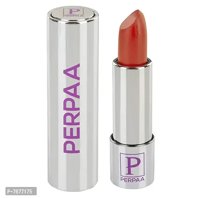 Perpaa Push Button Matte Me Waterproof Lipstick - Long Lasting (Upto 5 Hrs Stay) (3.5 GM) (Matte Orange)-thumb2