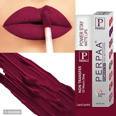 Long Lasting Waterproof Power Stay Liquid Matte Lipstick- Pack Of  2-thumb2