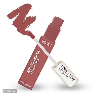 PERPAA&#174; Power Stay Liquid Matte Lipstick - Waterproof (Upto12 Hrs Stay) (Visionary Nude)-thumb2