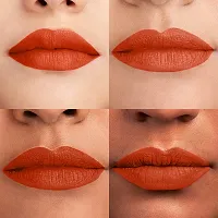 Perpaa Push Button Matte Me Waterproof Lipstick - Long Lasting (Upto 5 Hrs Stay) (3.5 GM) (Matte Orange)-thumb3