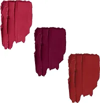 Long Lasting Waterproof One Stroke Matte Me Liquid Lipstick- Pack Of  3-thumb1