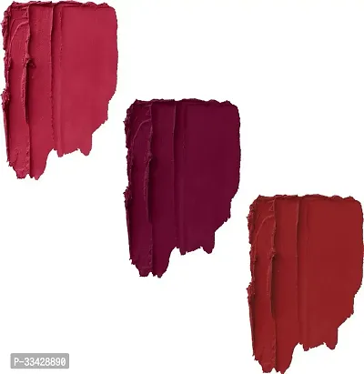 Long Lasting Waterproof One Stroke Matte Me Liquid Lipstick- Pack Of  3-thumb2