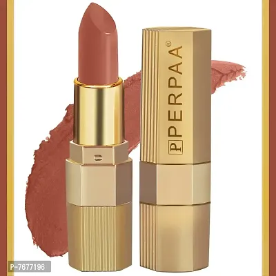 PERPAA&#174; Xpression Weightless Matte Waterproof Lipstick Enriched with Vitamin E One Stroke Application -Combo of 2 (5-8 Hrs Stay) (Innocent Nude, Matte Magenta)-thumb2