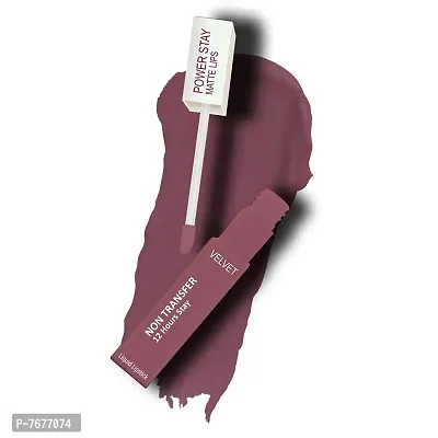 PERPAA#174; Power Stay Liquid Matte Lipstick - Waterproof Combo of 3 (Upto12 Hrs Stay) (Cherry Red ,Timeless Mauve ,Visionary Nude, Pack of 3)-thumb4