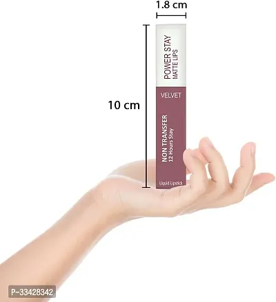 Long Lasting Waterproof Power Stay Liquid Matte Lipstick- Pack Of  3-thumb3