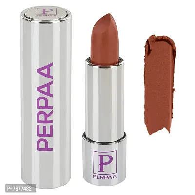 Perpaa Velvet Matte Push Button Long Lasting Highly Pigmented Lipstick, Nude