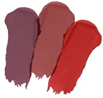 Long Lasting Waterproof Power Stay Liquid Matte Lipstick- Pack Of  3-thumb1