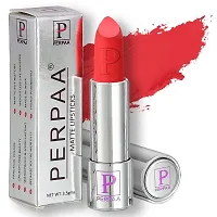 PERPAA&#174; Creamy Matte Bullet Push, Pop & Play Lipstick, Moisturizing Lip Color Enrich with Vitamin E - Non-Drying, Long Lasting ,Waterproof (Pack of 2, Brown ,Orange)-thumb1