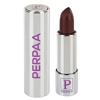 Perpaa Velvet Matte Push Button Long Lasting Highly Pigmented Lipstick, Dark Brown-thumb1