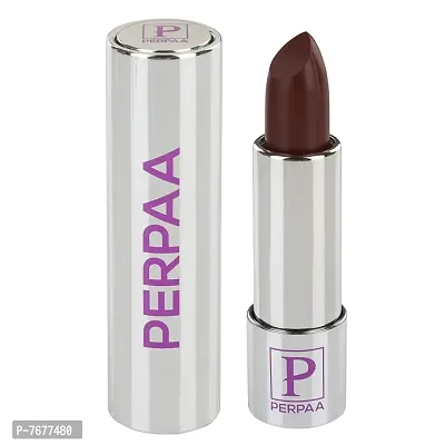 Perpaa Velvet Matte Push Button Long Lasting Highly Pigmented Lipstick, Dark Brown-thumb2