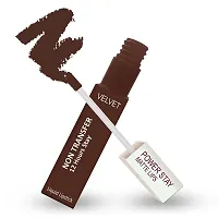 PERPAA&#174; Power Stay Waterproof Liquid Matte Lipstick (Upto12 Hrs Stay) (Bon Bon Brown)-thumb1