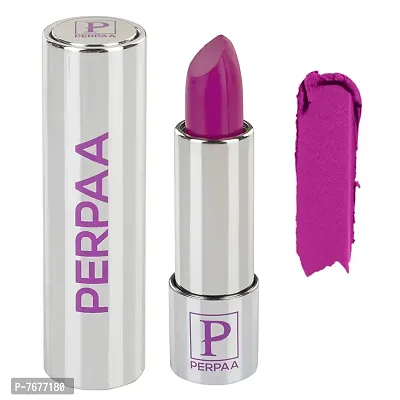 Perpaa Push Button Matte Me Waterproof Lipstick - Long Lasting (Upto 5 Hrs Stay) (3.5 GM) (Matte Pink)