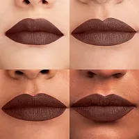 Perpaa Push Button Matte Me Waterproof Lipstick - Long Lasting (Upto 5 Hrs Stay) (3.5 GM) (Matte Brown)-thumb3