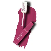 PERPAA#174; Long Lasting Waterproof Matte Liquid Lipstick  Nail Polish Combo of Same Shades (Deep Pink , Glossy Pink)-thumb1