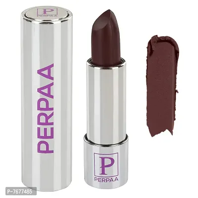 Perpaa Velvet Matte Push Button Long Lasting Highly Pigmented Lipstick, Maroon