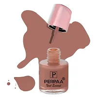 PERPAA&#174; Long Lasting Waterproof Matte Liquid Lipstick & Nail Polish Combo of Same Shades (Beige Nude , Glossy Nude)-thumb2