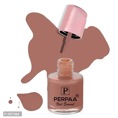 PERPAA&#174; Long Lasting Waterproof Matte Liquid Lipstick & Nail Polish Combo of Same Shades (Beige Nude , Glossy Nude)-thumb3