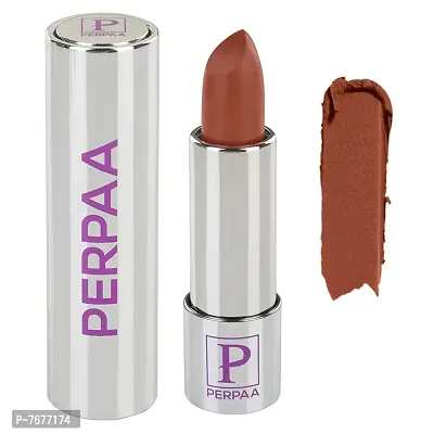 Perpaa Push Button Matte Me Waterproof Lipstick - Long Lasting (Upto 5 Hrs Stay) (3.5 GM) (Matte Nude)