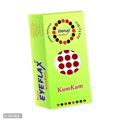 Pearl Eyeflax Kumkum Bindi Light marron Round Box with 15 Flaps BR 3 (Light marron)