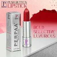 PERPAA&#174; Push, Pop & Play Matte Lipstick, Long Lasting, Moisturizing Lip Color Enrich with Vitamin E - Non-Drying, Creamy Matte Bullet Lipstick (Matte Red)-thumb1