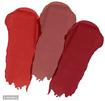 Long Lasting Waterproof Power Stay Liquid Matte Lipstick- Pack Of  3-thumb2